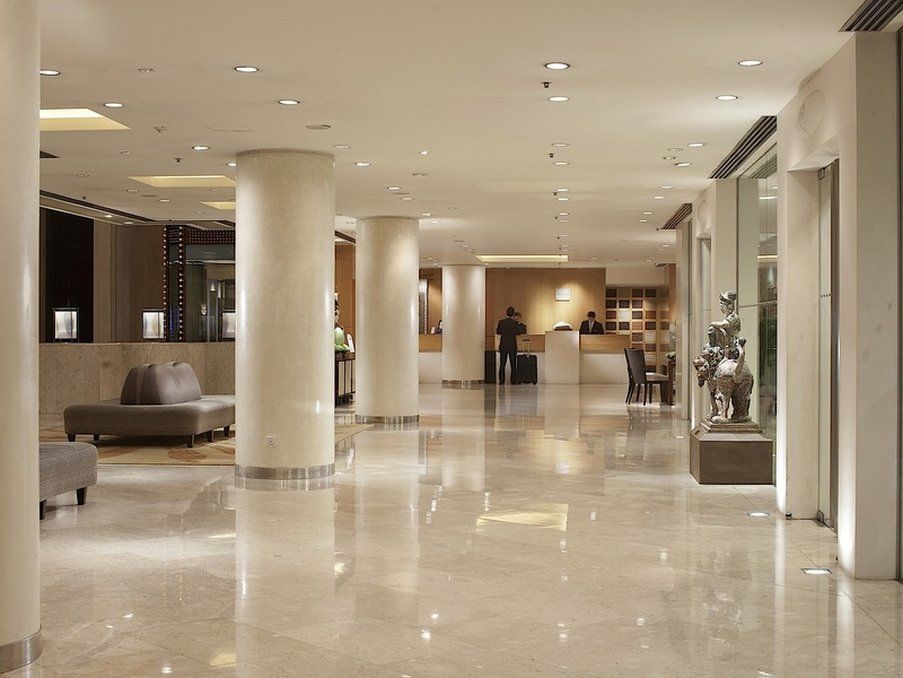 The Royal Garden Hotel Hongkong Eksteriør billede Lobby